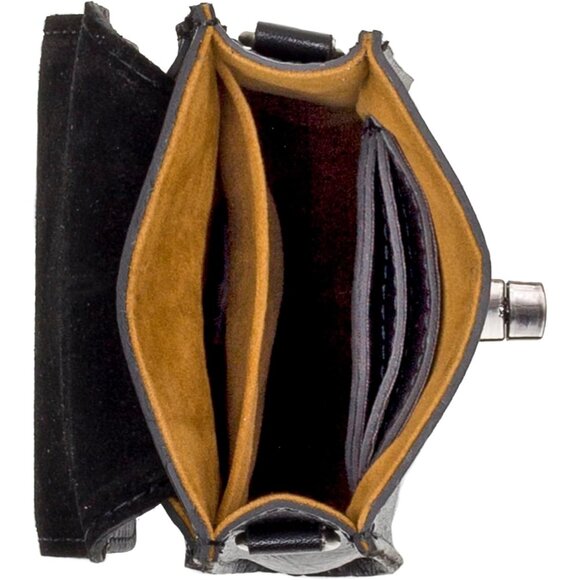 Suede Crossbody Purse Women's Leather Shoulder Bag Small Compact - Picture 3 of 6